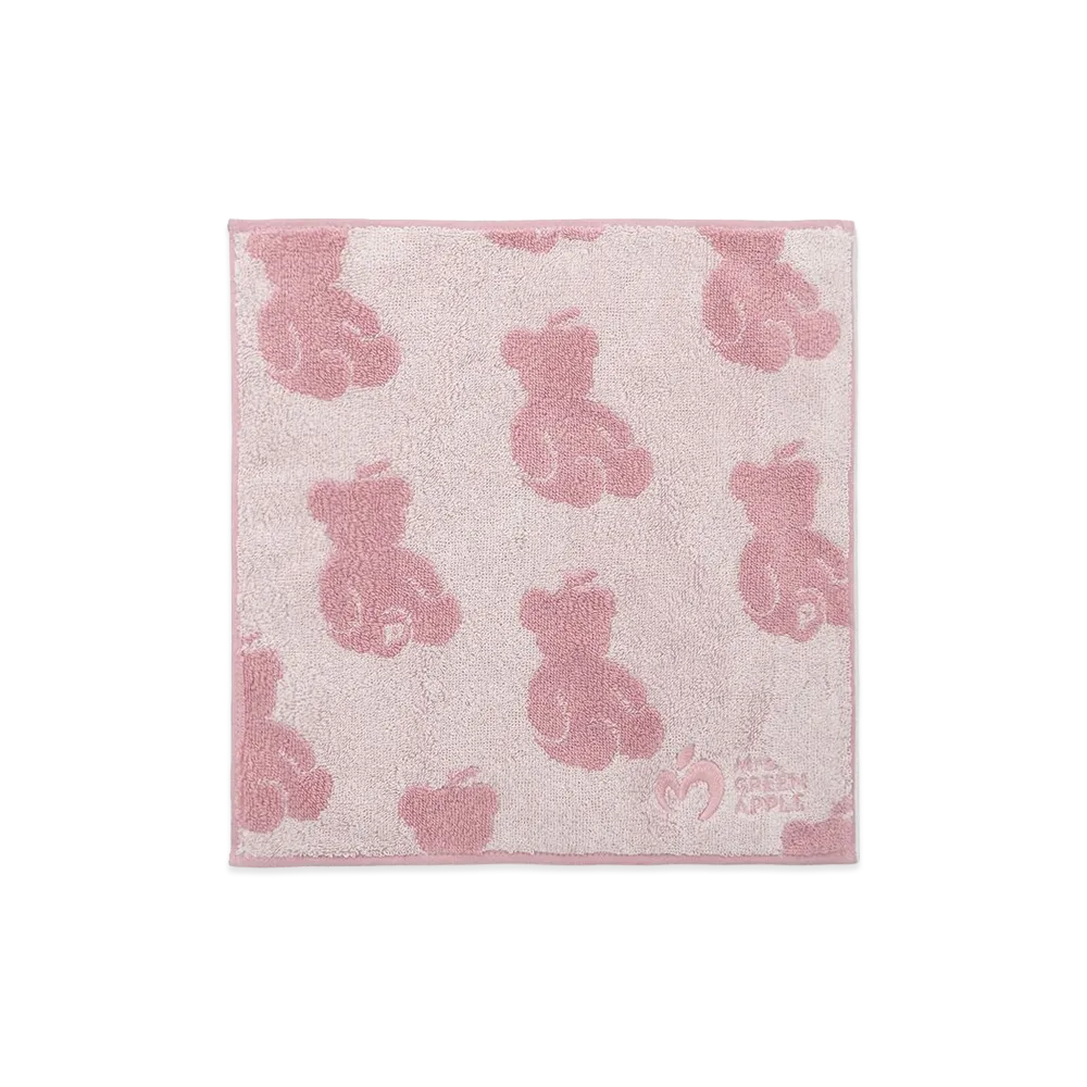 GELATO PIQUE x Mrs. GREEN APPLE Bear Hand Towel "Pink"