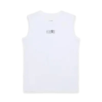 MM6 Maison Margiela Tank Top With Logo "White"