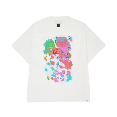 FACETASM SPRAYPAINT BIG TEE "WHITE"