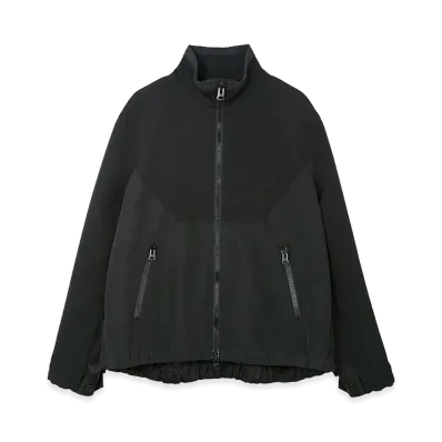 sacai Cotton Chino x Matelasse Twill Blouson Isetan Exclusive "Black"