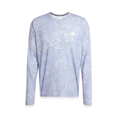 adidas Own The Run Climacool Three Stripes Long-Sleeve T-Shirt "Dash Grey/Violet Tone"