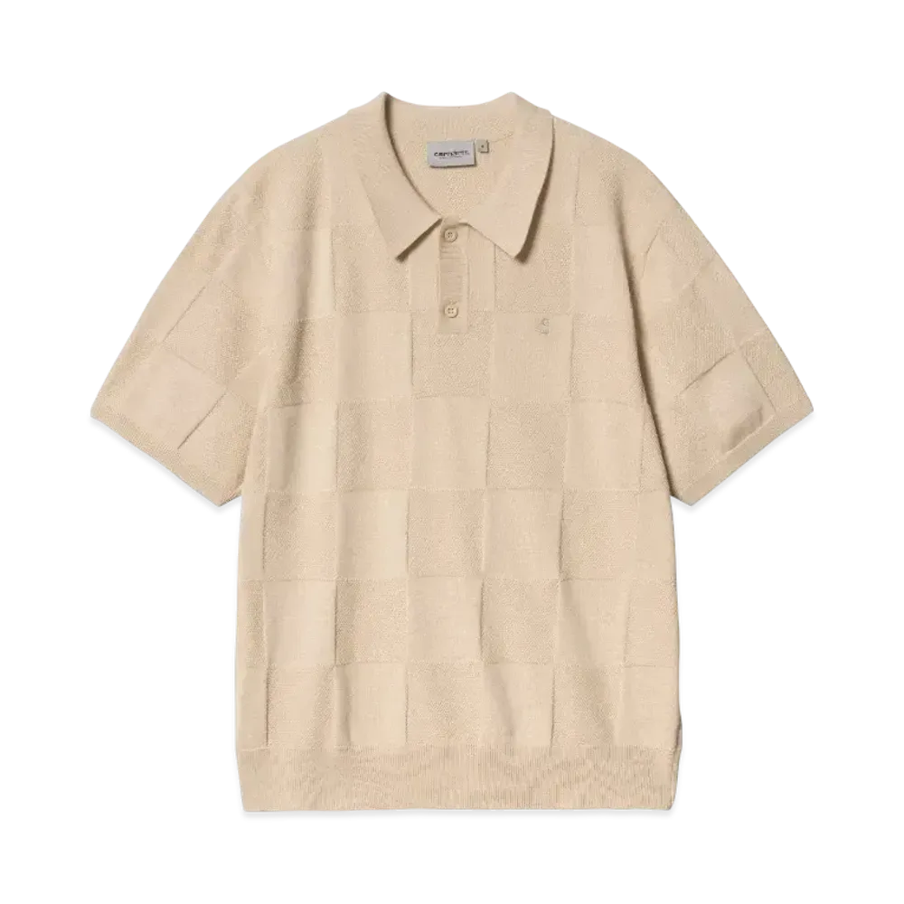 Carhartt WIP S/S Checker Polo "Fleur De Sel"