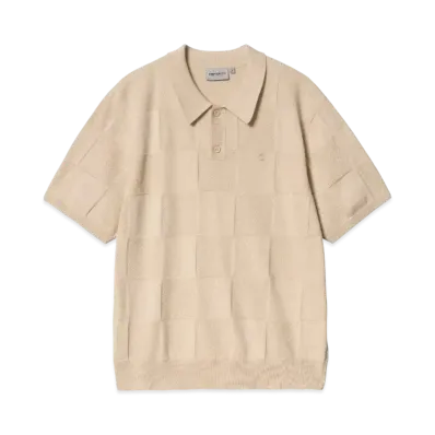 Carhartt WIP S/S Checker Polo "Fleur De Sel"