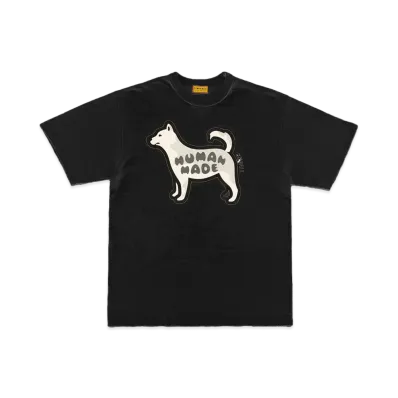 HUMAN MADE Stores Exclusive Animal Graphic T-Shirt Offline Store Seoul / Jindo Dog "Black"