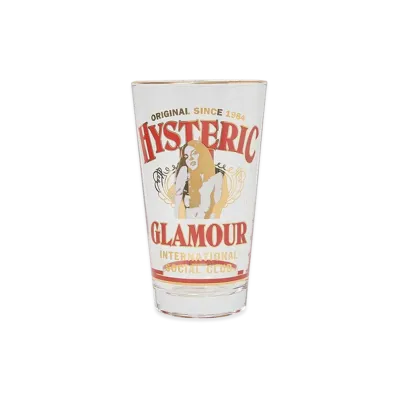 HYSTERIC GLAMOUR HG SOCIAL CLUB 1 Pint Beer Glass "White"
