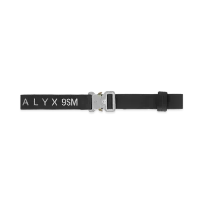 1017 ALYX 9SM Classic Rollercoaster Buckle Belt "Black"