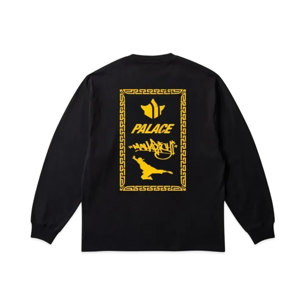 PALACE x MAHARISHI Shaolin Tag Longsleeve "Black"