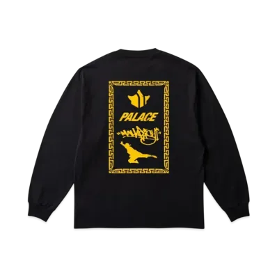 PALACE x MAHARISHI Shaolin Tag Longsleeve "Black"