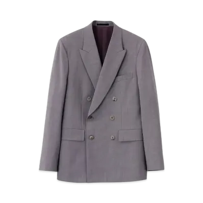 Paul Smith Solid Color Double-Breasted Jacket "Pink"