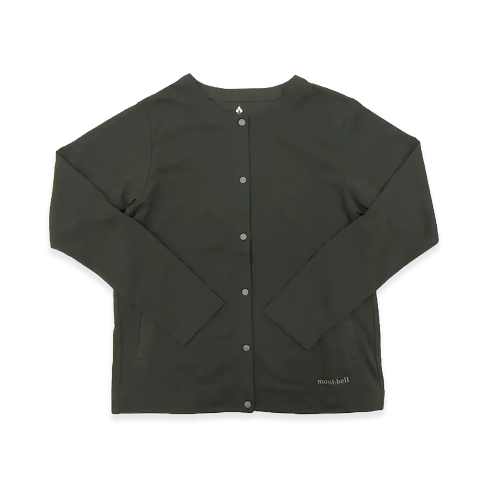 mont-bell Women's WIC. Cardigan "Dark Green"