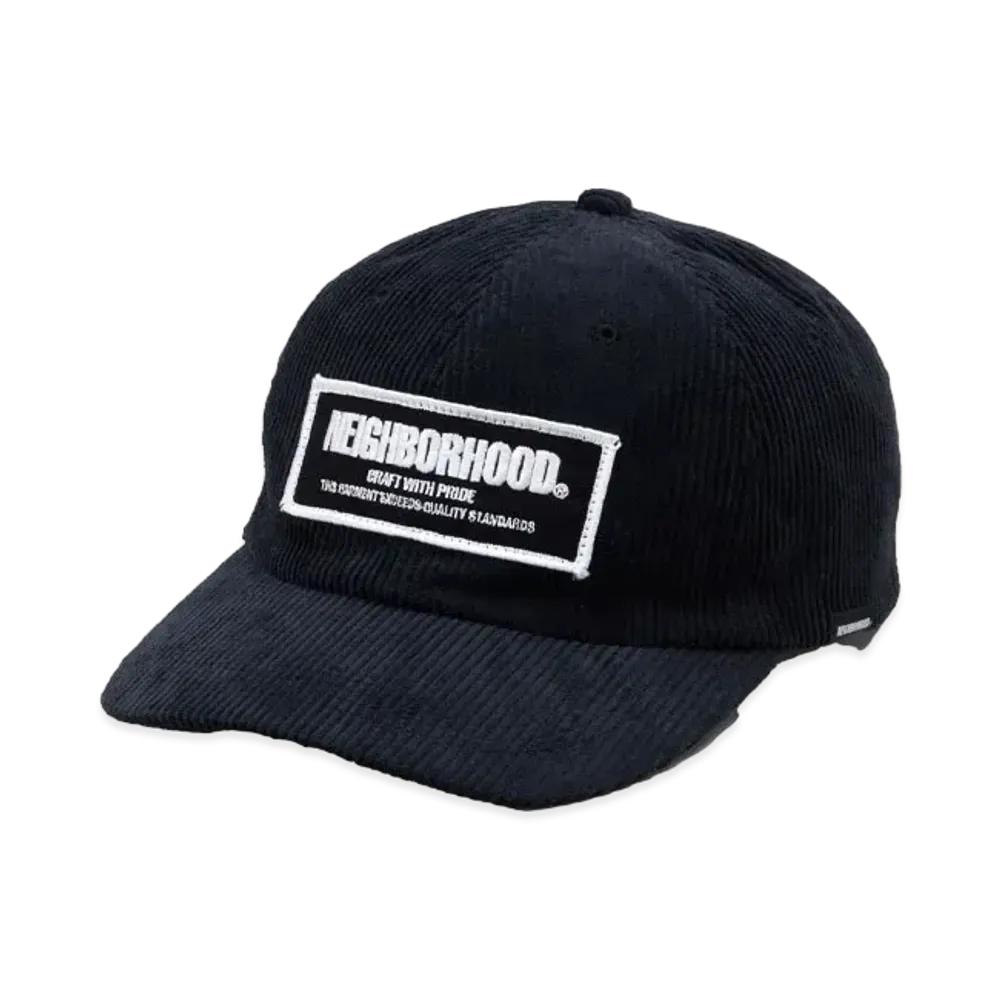 NEIGHBORHOOD Corduroy Dad Cap "Black"