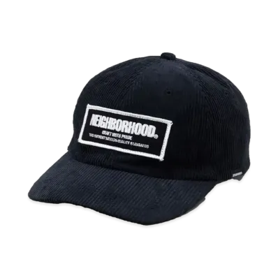 NEIGHBORHOOD Corduroy Dad Cap "Black"
