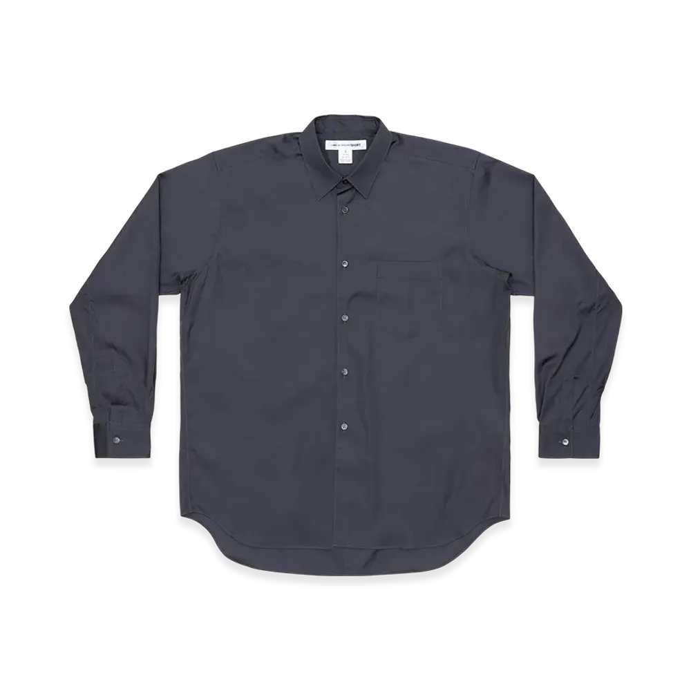 COMME des GARCONS SHIRT Cotton Poplin Plain 123/128Gr "Gray"