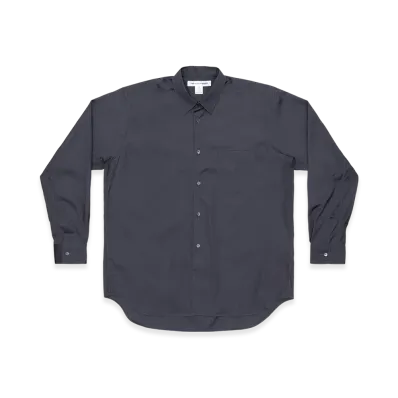 COMME des GARCONS SHIRT Cotton Poplin Plain 123/128Gr "Gray"