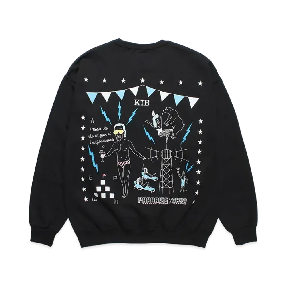 WACKO MARIA World Peace Project Sweat Shirt "Black"