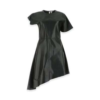LOEWE Women's Asymmetric Dress "Black"