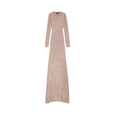 BALENCIAGA Women's Maxi Dress Skirt "Brown"