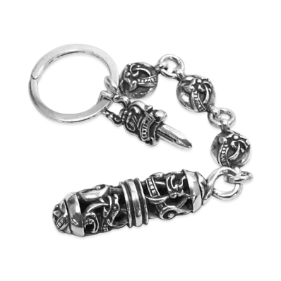 Chrome Hearts Key Ring Celtic Roller "Silver"
