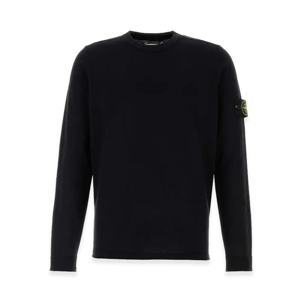 Stone Island Midnight Blue Cotton Sweater "Blue"
