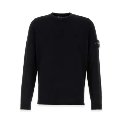 Stone Island Midnight Blue Cotton Sweater "Blue"