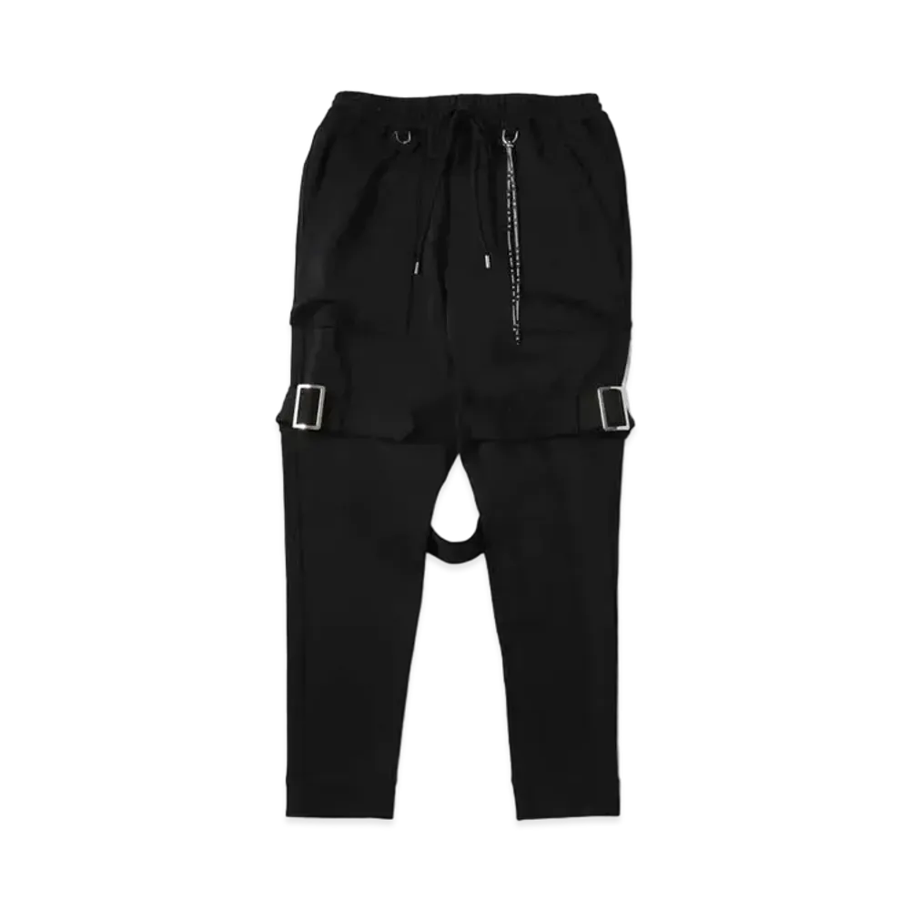 mastermind JAPAN Slim Jersey Bondage Pants "Black"