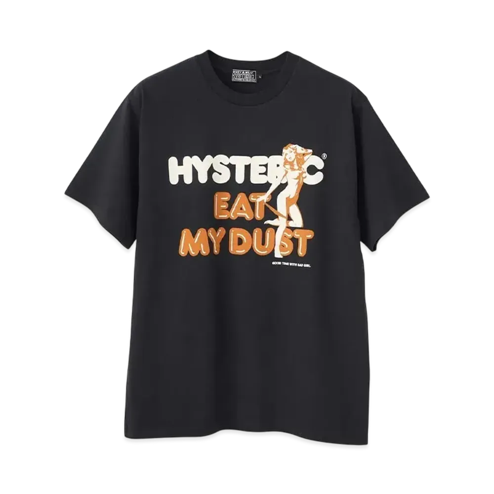 HYSTERIC GLAMOUR Eat My Dust T-Shirt "Black"