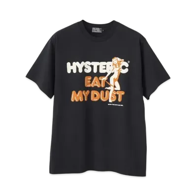 HYSTERIC GLAMOUR Eat My Dust T-Shirt "Black"