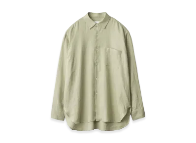 ssstein Light Linen Oversized LS Shirt "Light Beige"