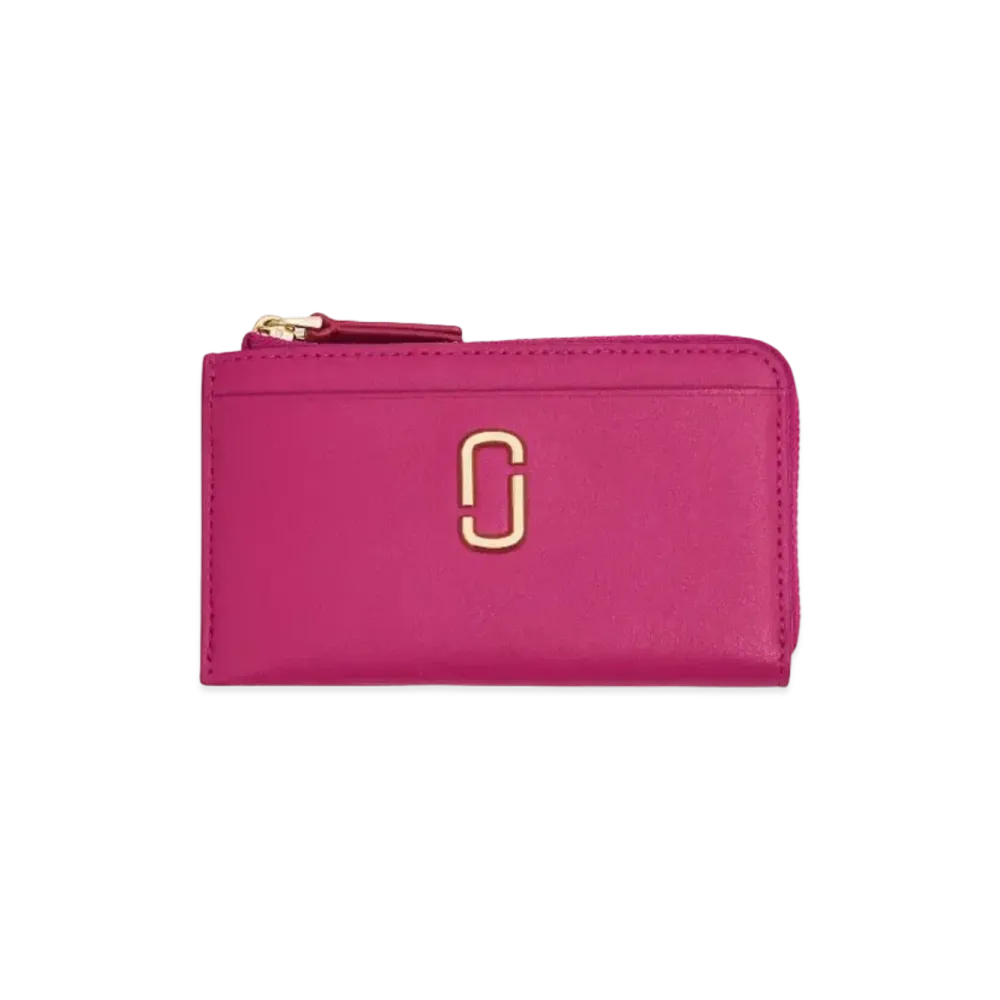 Marc Jacobs The J Marc Top Zip Multi Wallet "Lipstick Pink"