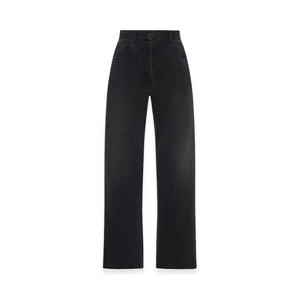 The Row Women's Finbar Cotton Jeans "Black"