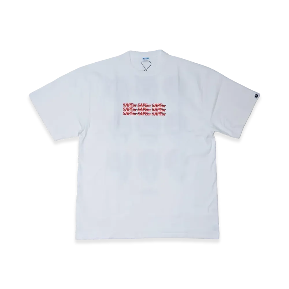 SAPEur x MASATOSHI HAMADA 9FACES S/S T-Shirt "White"