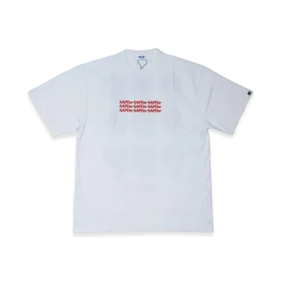 SAPEur x MASATOSHI HAMADA 9FACES S/S T-Shirt "White"