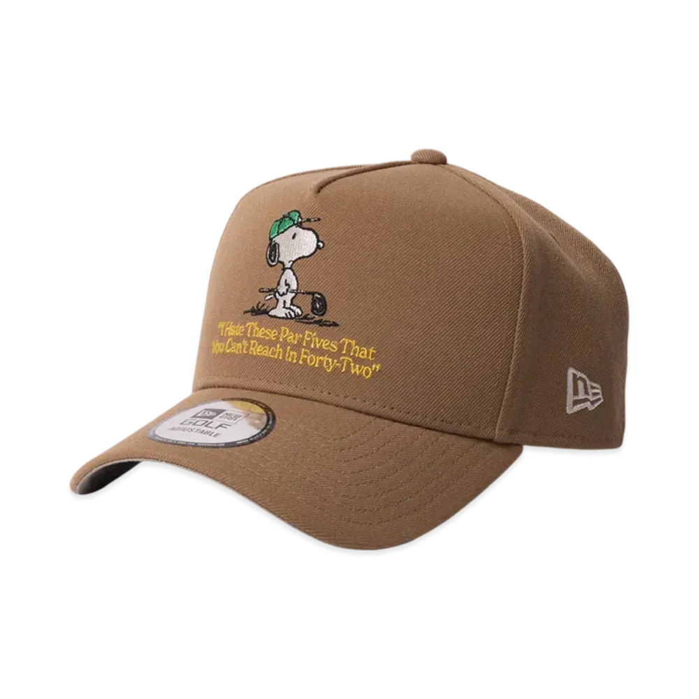 NEW ERA x PEANUTS 9FORTY A-Frame IHPF Golf "Khaki"