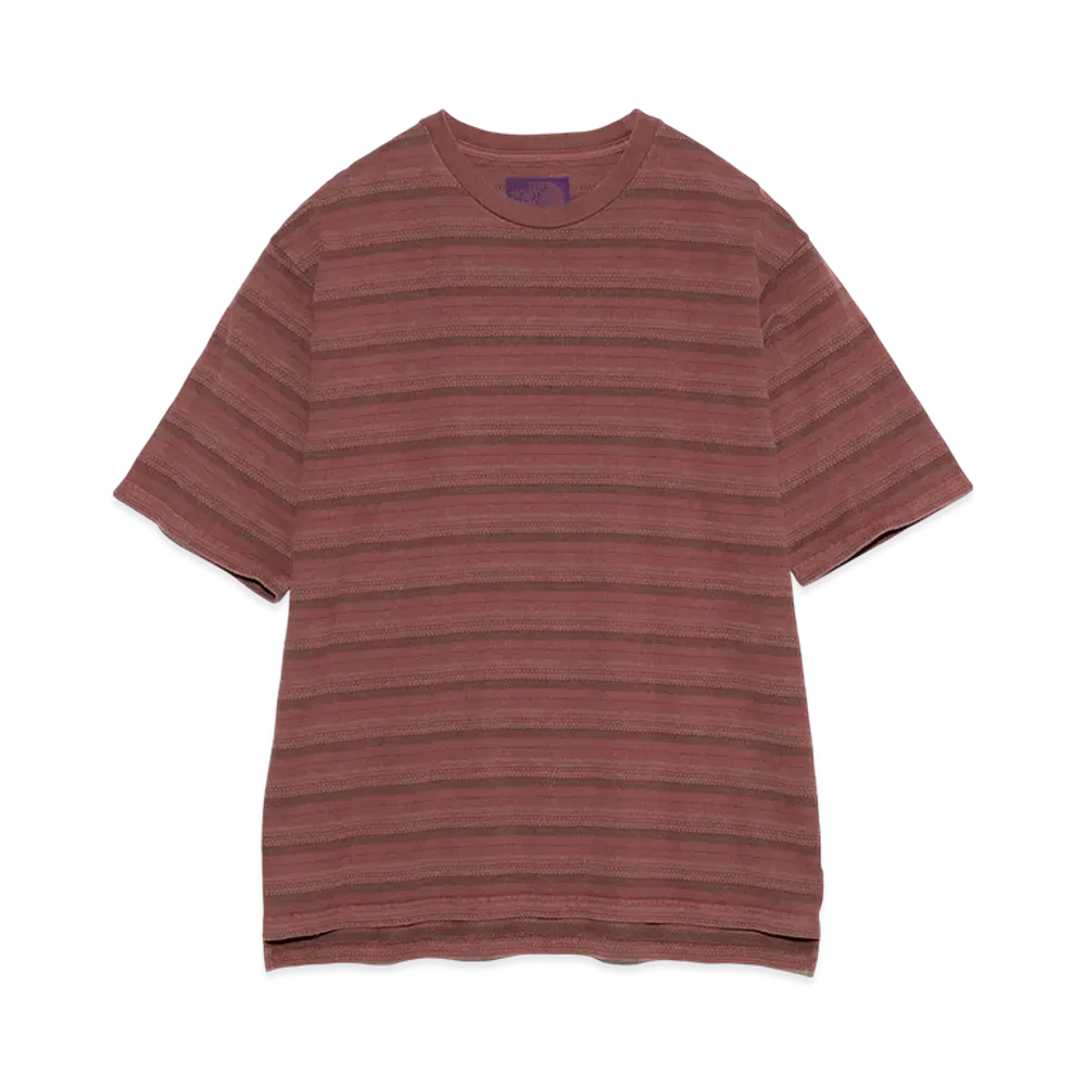 The North Face PURPLE LABEL Jacquard Field Tee "Mix Red"