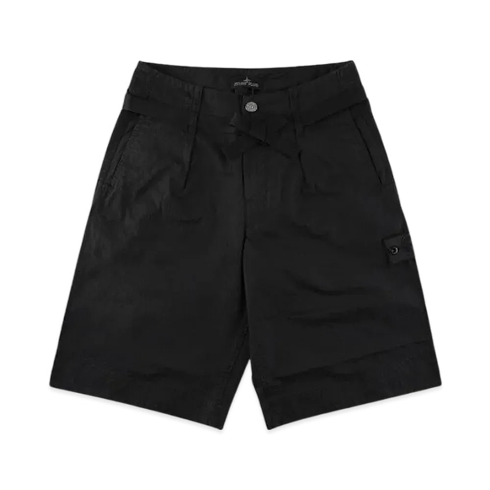 Stone Island L0117 Shadow Project Bermuda Shorts - 23SS "Black"