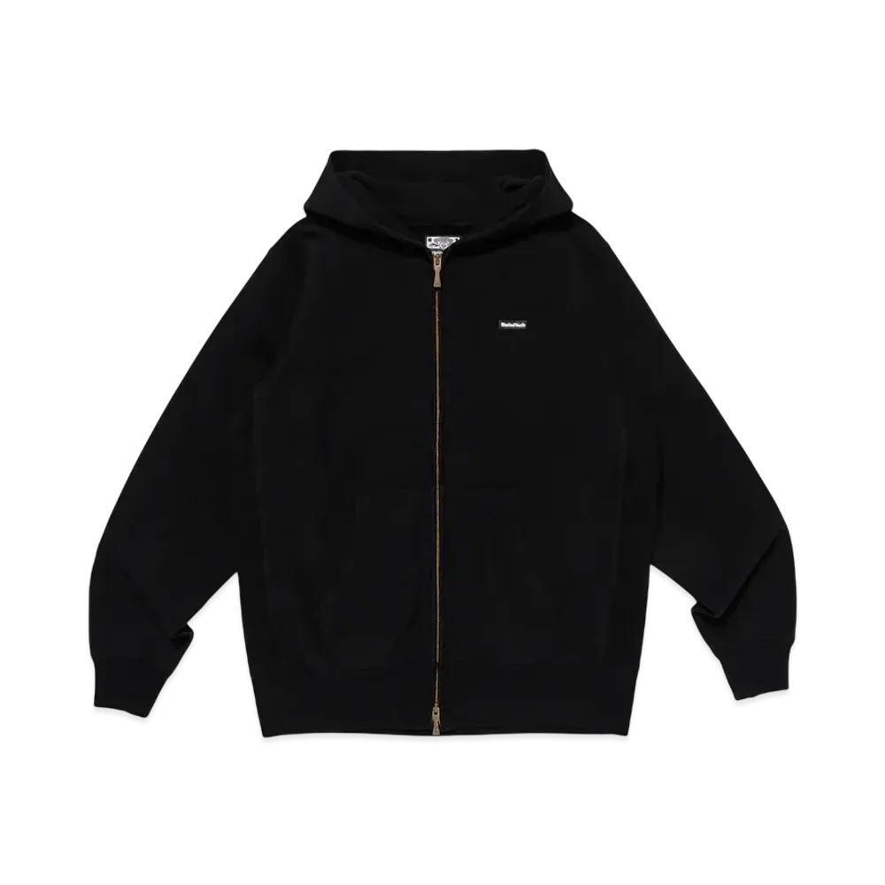 Wasted Youth Heavy Weight Zip Hoodie "Black"