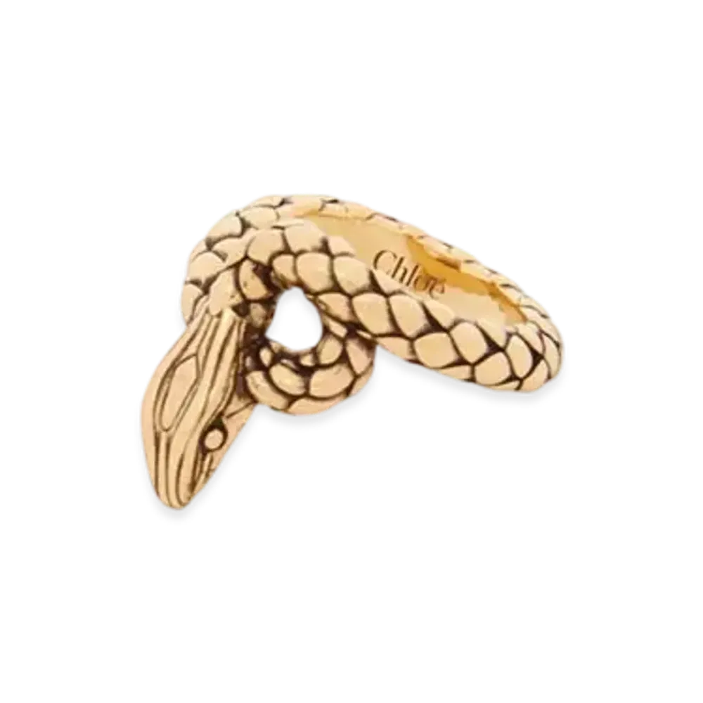 Chloe The Chloe Snake Ring "Vintage Gold"