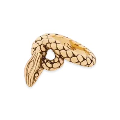 Chloe The Chloe Snake Ring "Vintage Gold"