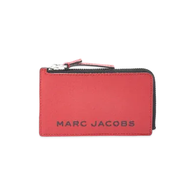 Marc Jacobs The Bold Small Top Zip Wallet "True Red"