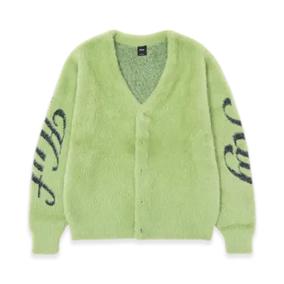 HUF WINTER 25 The Crown Cardigan "Pistachio"