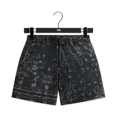 Kith Panelled Bandana Ashton Swim Short "Black"