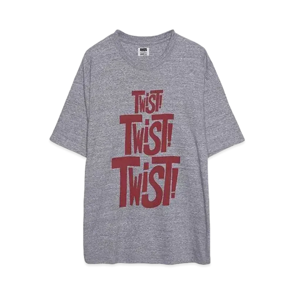 RATS TWIST TEE "HEATHER GRAY"