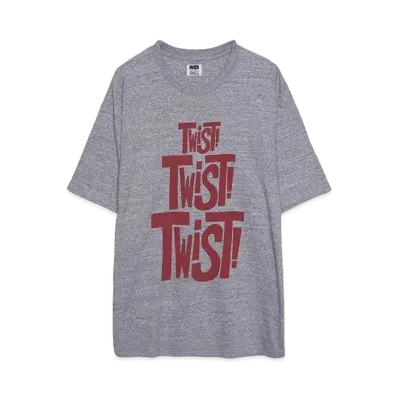 RATS TWIST TEE "HEATHER GRAY"