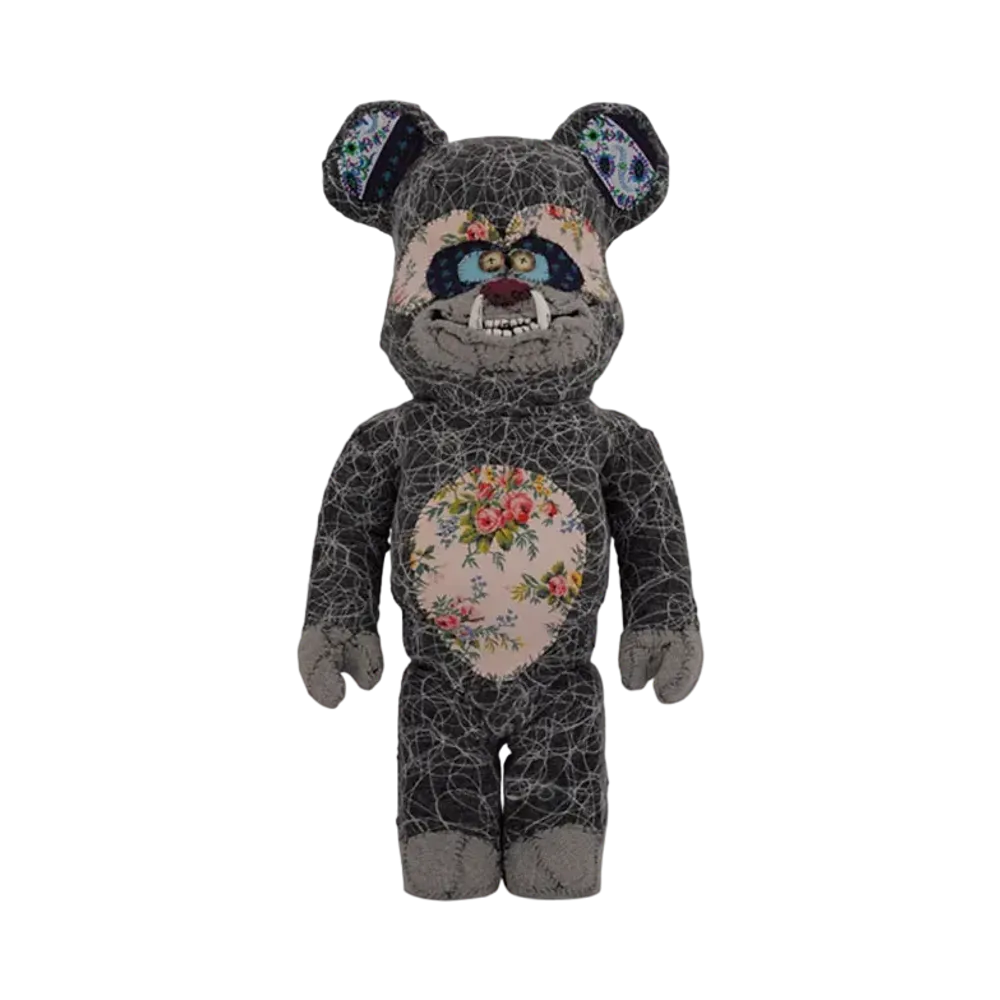 MEDICOM TOY "BEARBRICK" -Anne Valerie Dupond ONE OF KIND- Tangled Web 1000%