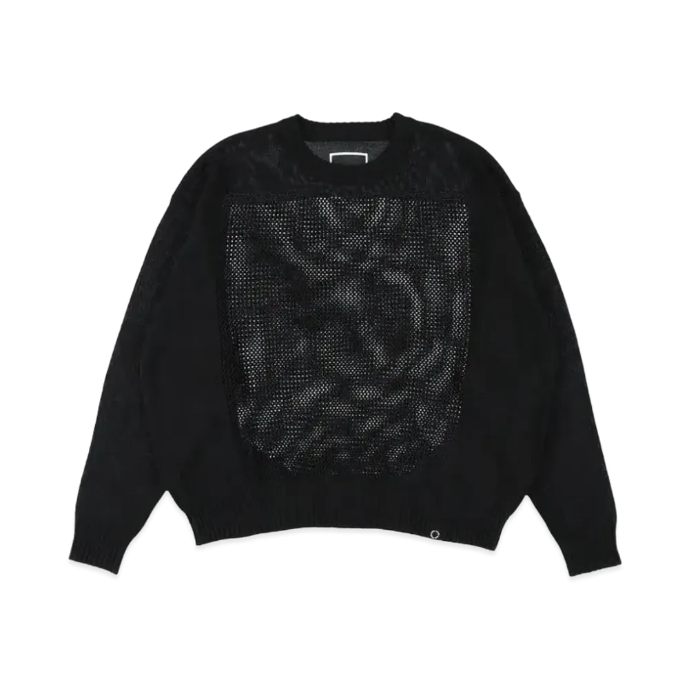 PHINGERIN Window Web Sweater "Black"