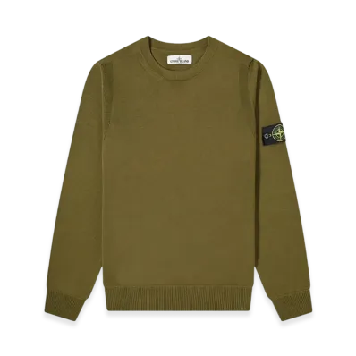 Stone Island 504B2 Crewneck Knit - 21SS "Olive Green"