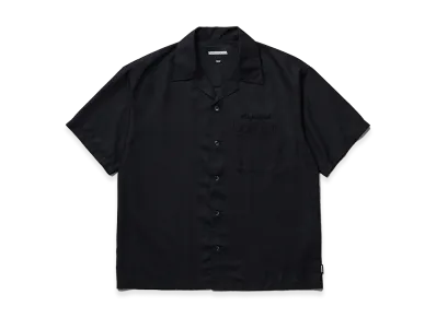 NEIGHBORHOOD Solid Color Hawaiian Shirt SS "Black"