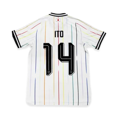 adidas Soccer Japan 2026 Away Authentic Jersey #14 Junya Ito "OffWhite/Black"