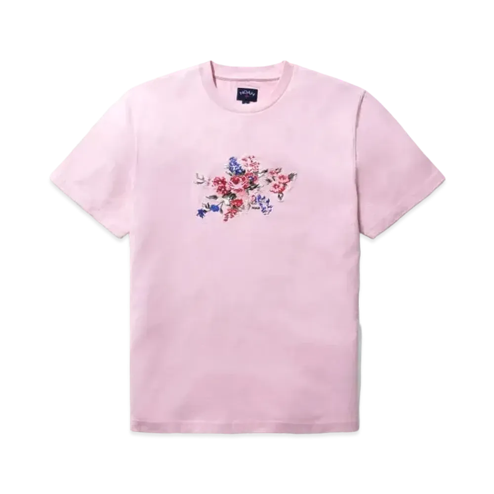 Noah Bloom Embroidered Tee "Pink"
