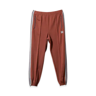 NEEDLES Zipped Track Pant Poly Smooth "Rust"